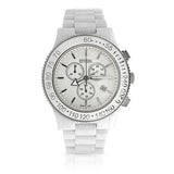 DTEK 002 White Ceramic Swiss Chronograph Watch