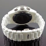 DTEK 002 White Ceramic Swiss Chronograph Watch